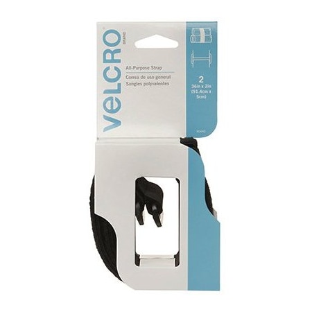 Velcro Brand 2PK2x36 BLK Velco Strap 90440